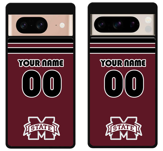 Custom Personalized Mississippi State Bulldogs Google Pixel 8 | 8 Pro Case