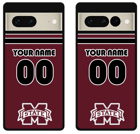 Custom Personalized Mississippi State Bulldogs Google Pixel 7 | 7 Pro Case