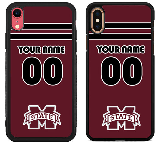 Custom Personalized Mississippi State Bulldogs iPhone X | Xs | Xr | Xs Max Case