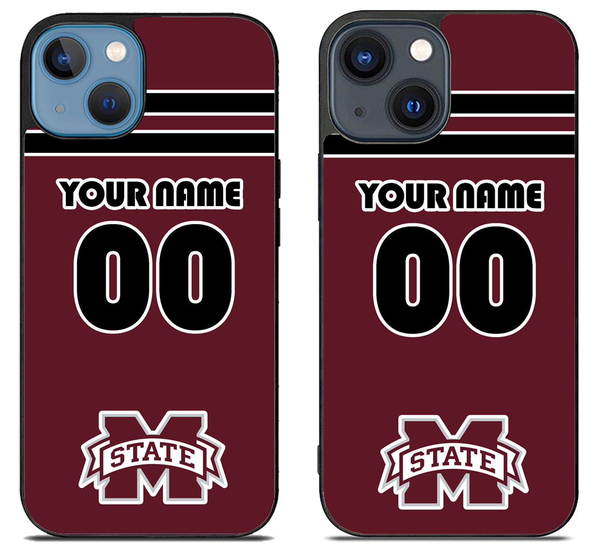 Custom Personalized Mississippi State Bulldogs iPhone 15 | iPhone 15 Plus Case