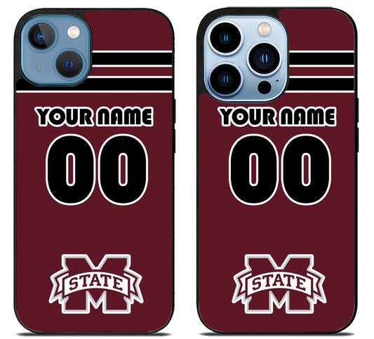 Custom Personalized Mississippi State Bulldogs iPhone 13 | 13 Mini | 13 Pro | 13 Pro Max Case