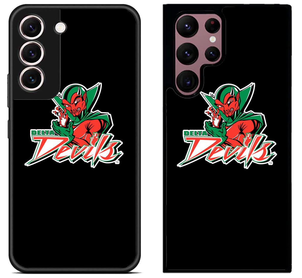 Mississippi Valley State Delta Devils Black Samsung Galaxy S22 | S22+ | S22 Ultra Case