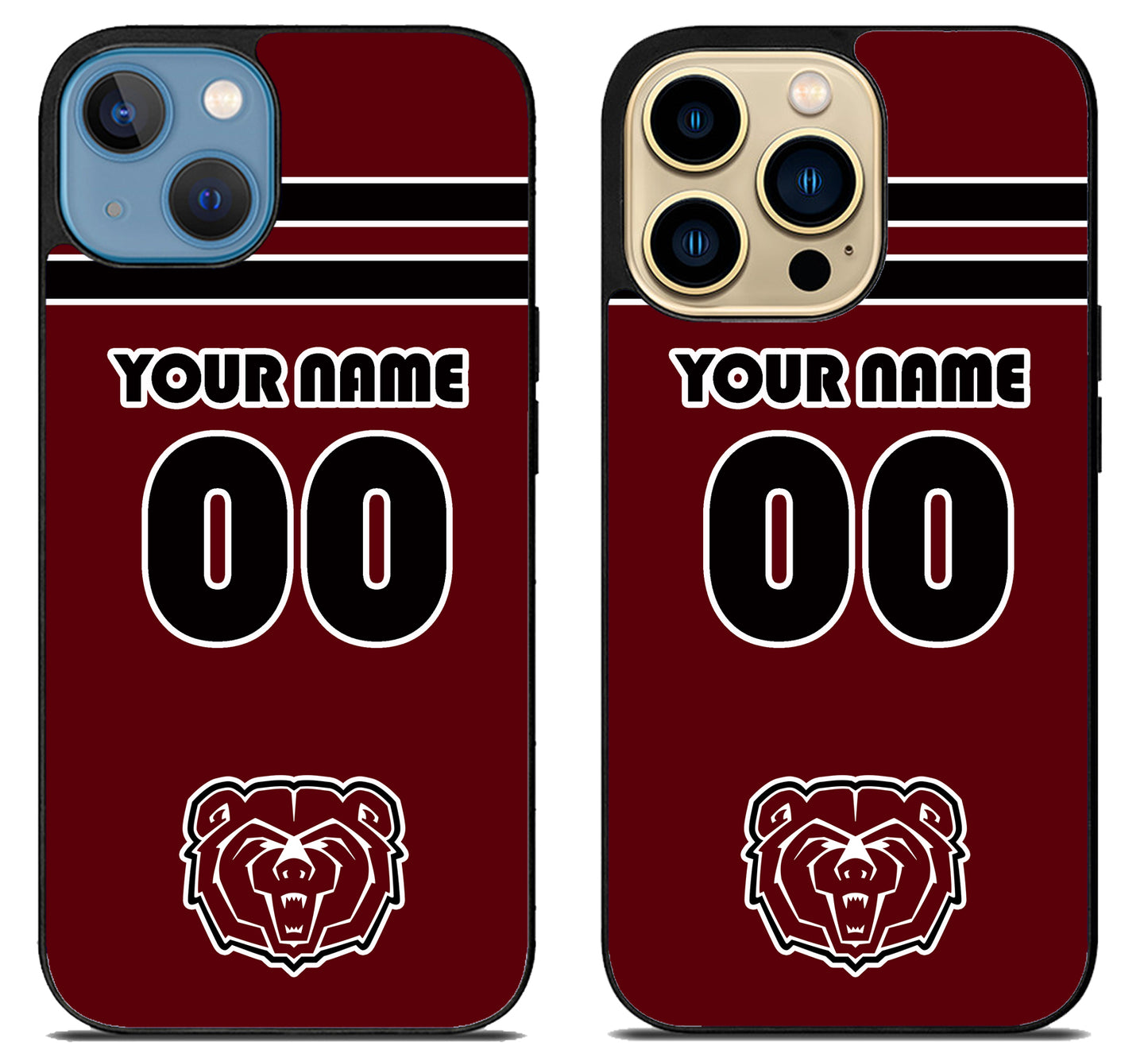 Custom Personalized Missouri State Bears iPhone 14 | 14 Plus | 14 Pro | 14 Pro Max Case