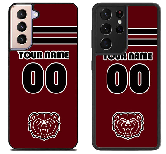 Custom Personalized Missouri State Bears Samsung Galaxy S21 | S21 FE | S21+ | S21 Ultra Case