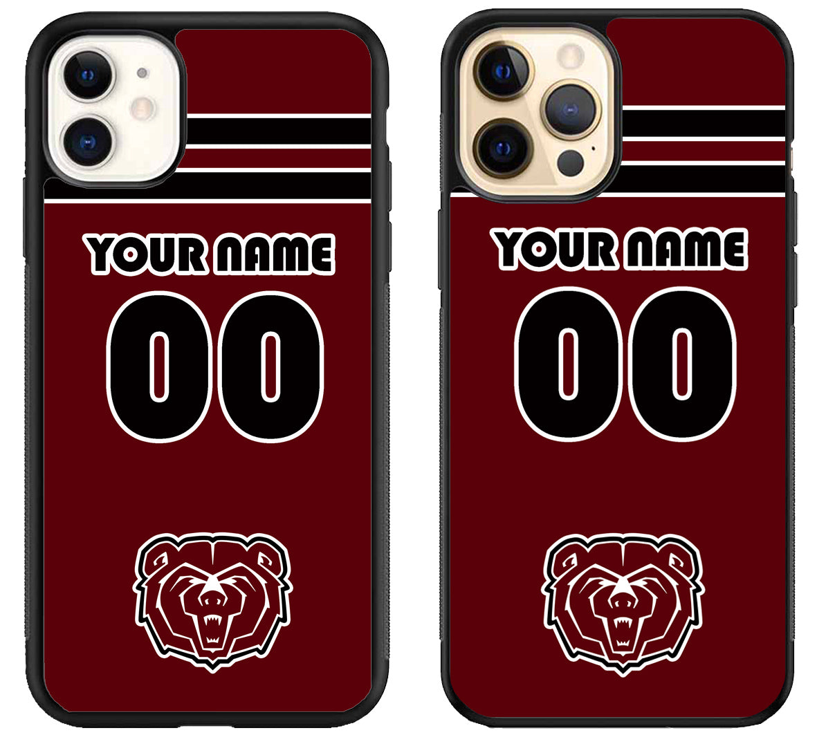 Custom Personalized Missouri State Bears iPhone 12 | 12 Mini | 12 Pro | 12 Pro Max Case