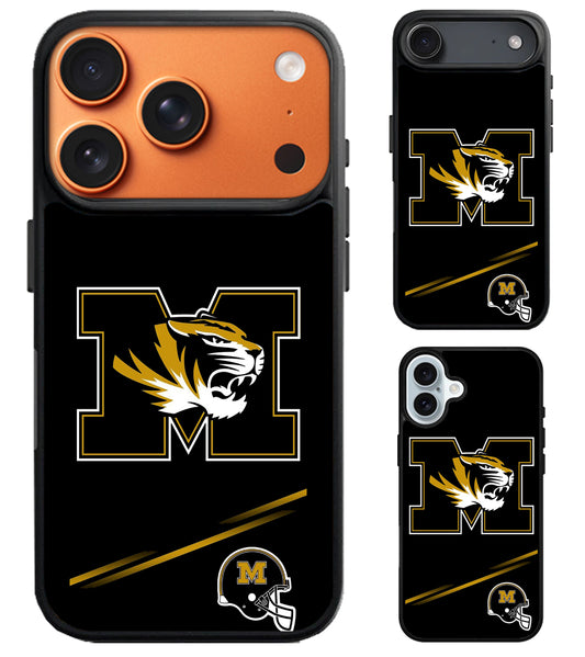 Missouri Tigers Black iPhone Air | iPhone 17 | 17 Pro | 17 Pro Max Case