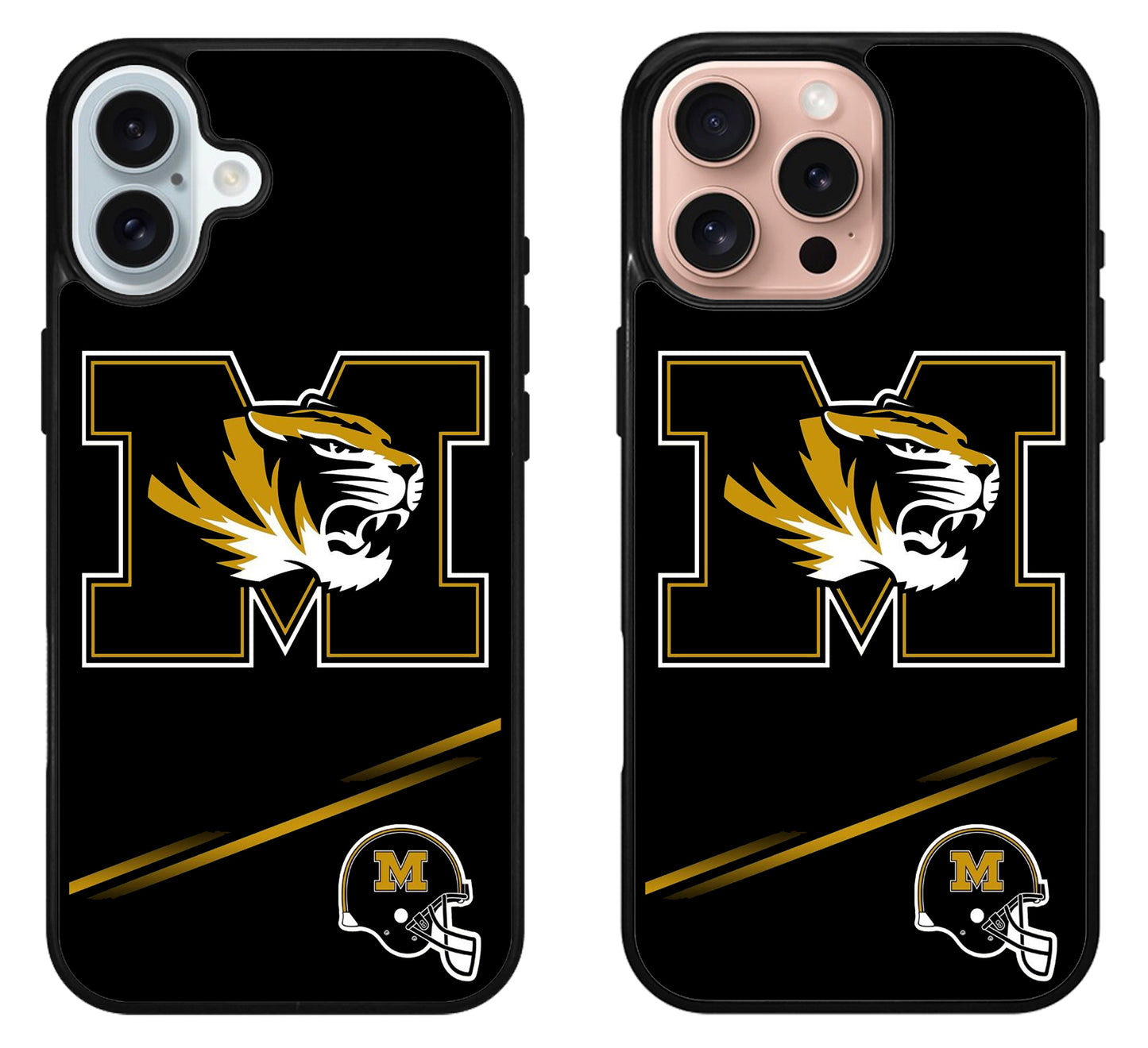 Missouri Tigers Black Cover iPhone 16 | 16 Plus | 16 Pro | 16 Pro Max Case