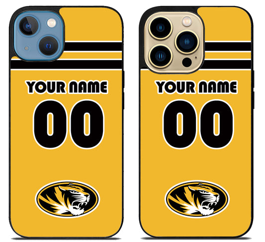 Custom Personalized Missouri Tigers iPhone 14 | 14 Plus | 14 Pro | 14 Pro Max Case