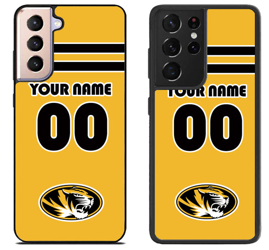 Custom Personalized Missouri Tigers Samsung Galaxy S21 | S21 FE | S21+ | S21 Ultra Case