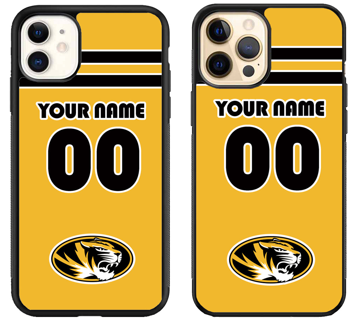 Custom Personalized Missouri Tigers iPhone 12 | 12 Mini | 12 Pro | 12 Pro Max Case