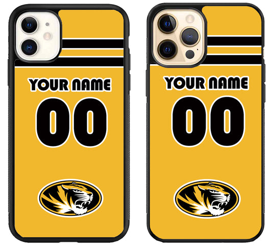 Custom Personalized Missouri Tigers iPhone 12 | 12 Mini | 12 Pro | 12 Pro Max Case