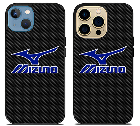 Mizuno Logo Carbon iPhone 14 | 14 Plus | 14 Pro | 14 Pro Max Case
