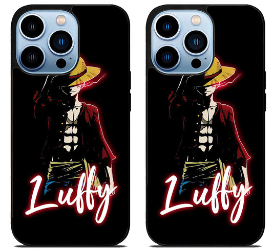 Monkey D luffy One Piece Black iPhone 15 Pro | iPhone 15 Pro Max Case