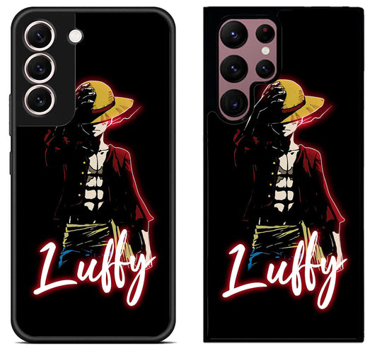 Monkey D luffy One Piece Black Samsung Galaxy S22 | S22+ | S22 Ultra Case