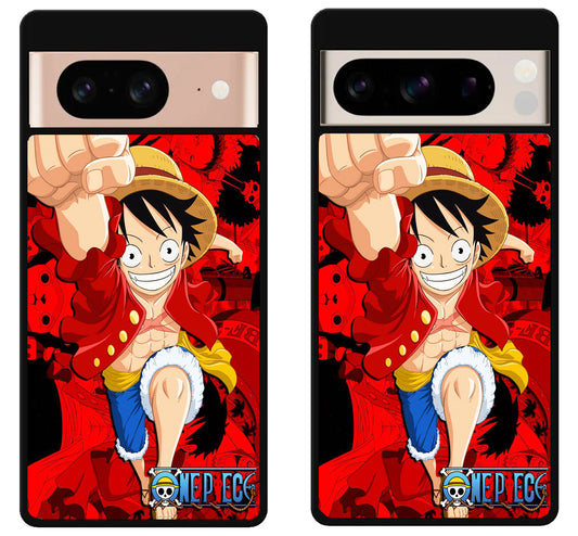 Monkey D luffy One Piece Collage Google Pixel 8 | 8 Pro Case