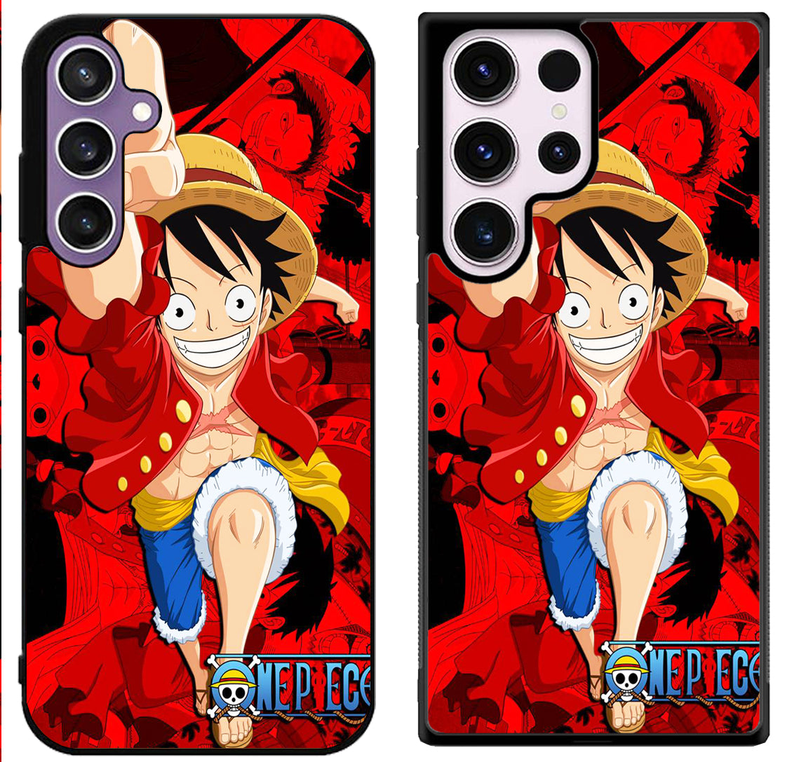 Monkey D luffy One Piece Collage Samsung Galaxy S24 | S24+ | S24 Ultra Case
