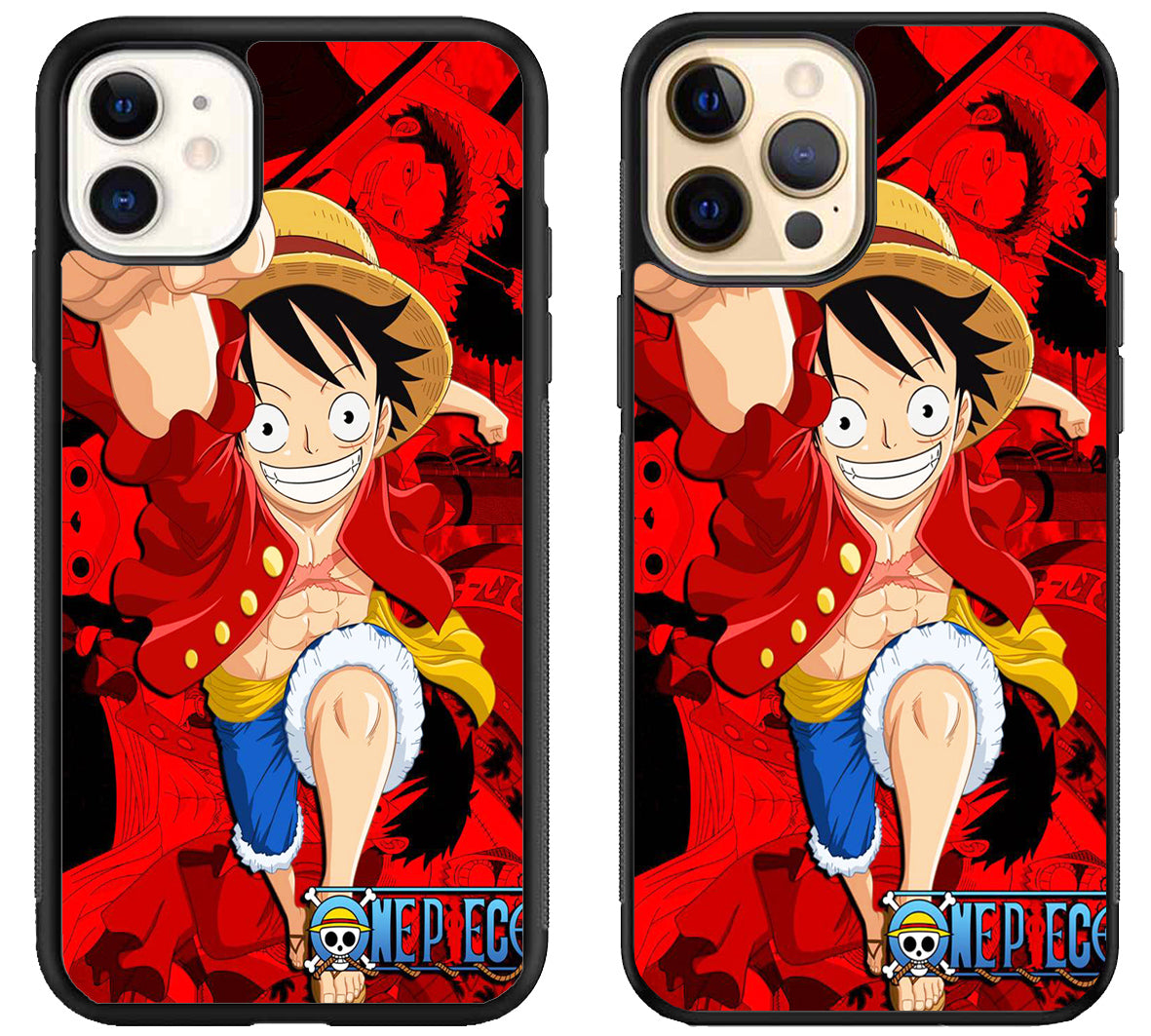 Monkey D luffy One Piece Collage iPhone 12 | 12 Mini | 12 Pro | 12 Pro Max Case