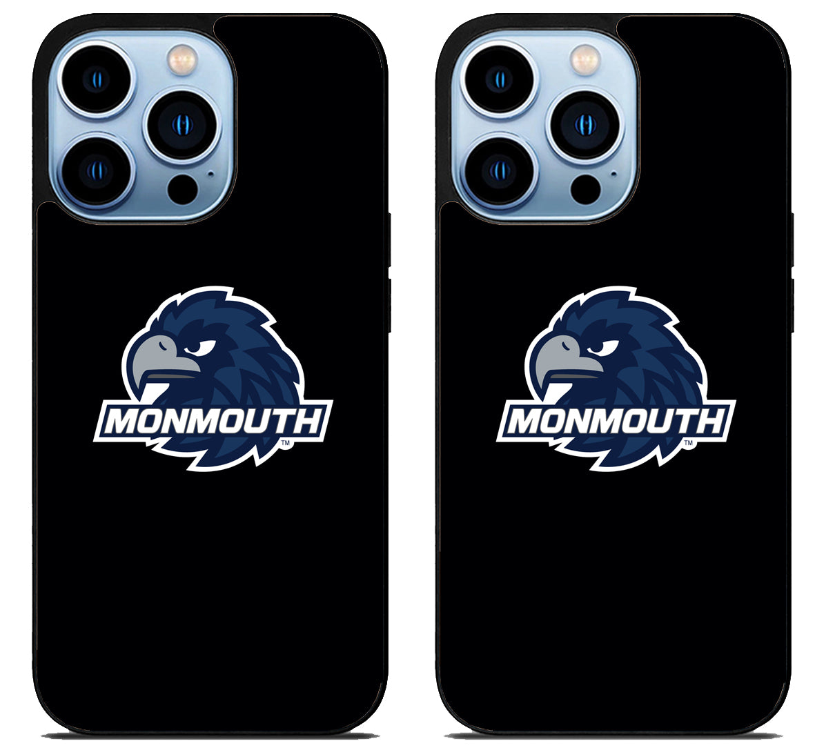 Monmouth Hawks Black iPhone 15 Pro | iPhone 15 Pro Max Case