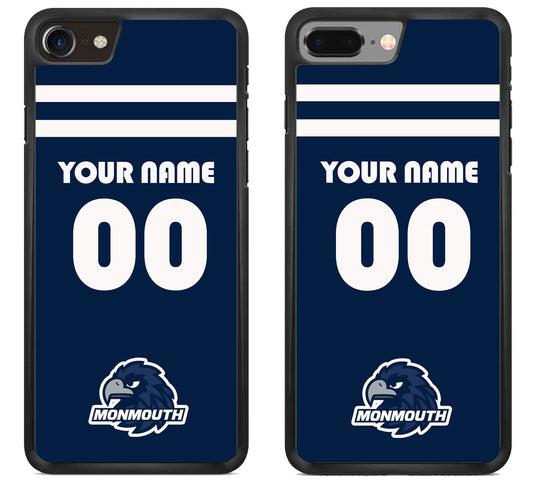 Custom Personalized Monmouth Hawks iPhone 8 | 8 Plus Case
