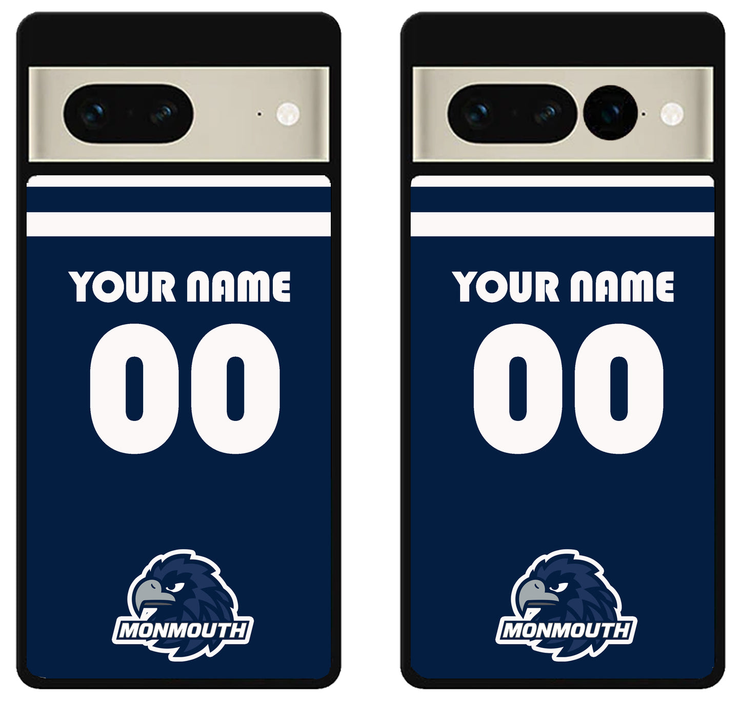 Custom Personalized Monmouth Hawks Google Pixel 7 | 7 Pro Case