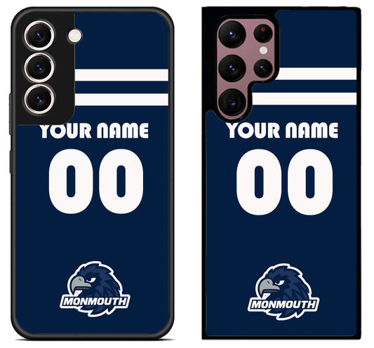 Custom Personalized Monmouth Hawks Samsung Galaxy S22 | S22+ | S22 Ultra Case