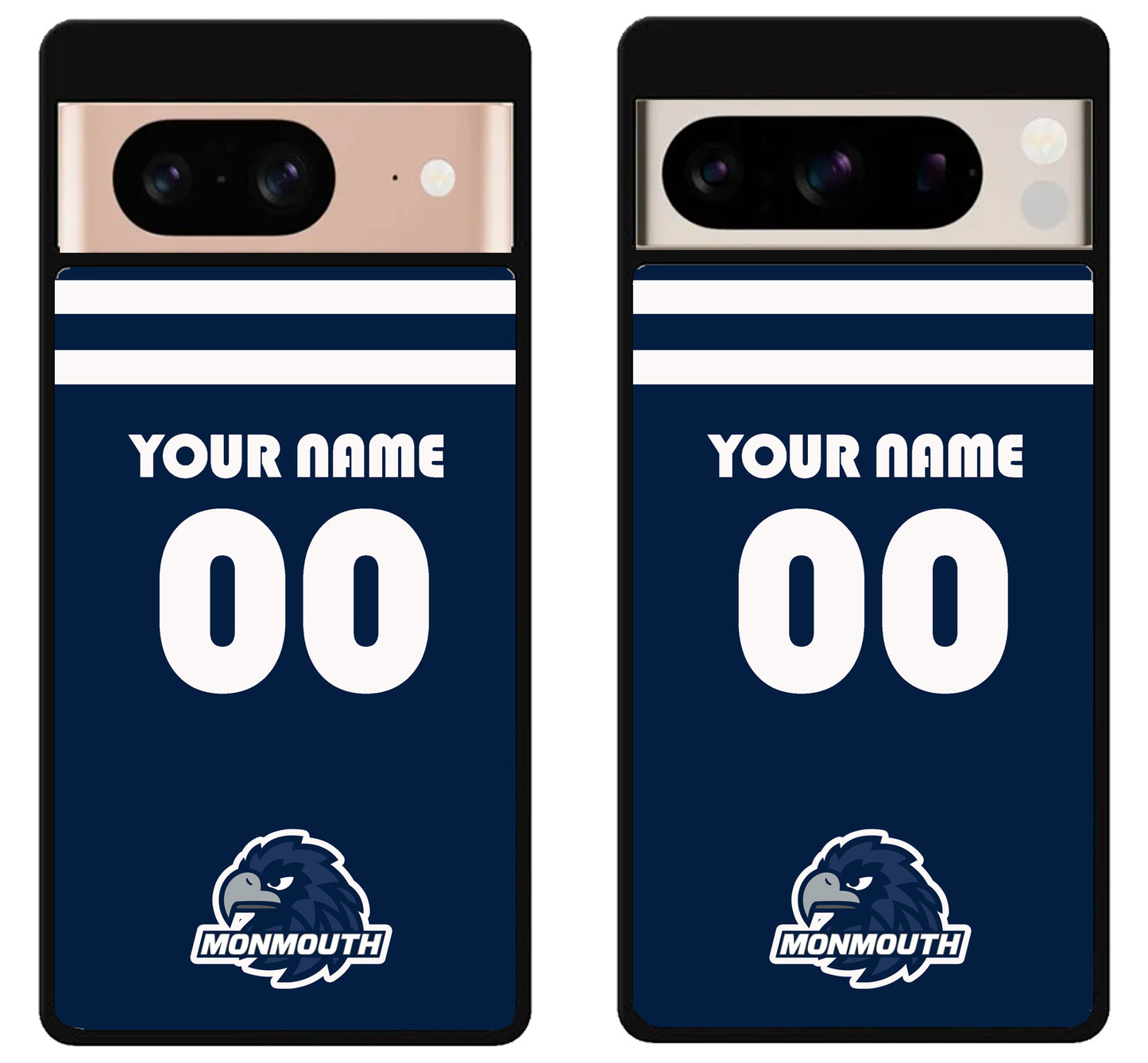 Custom Personalized Monmouth Hawks Google Pixel 8 | 8 Pro Case
