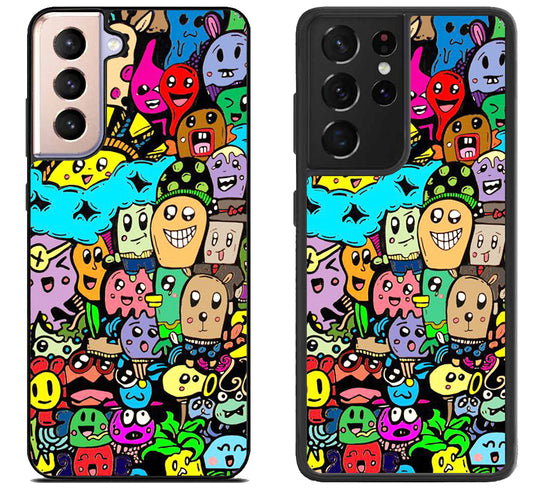 Monster Doodle Samsung Galaxy S21 | S21 FE | S21+ | S21 Ultra Case