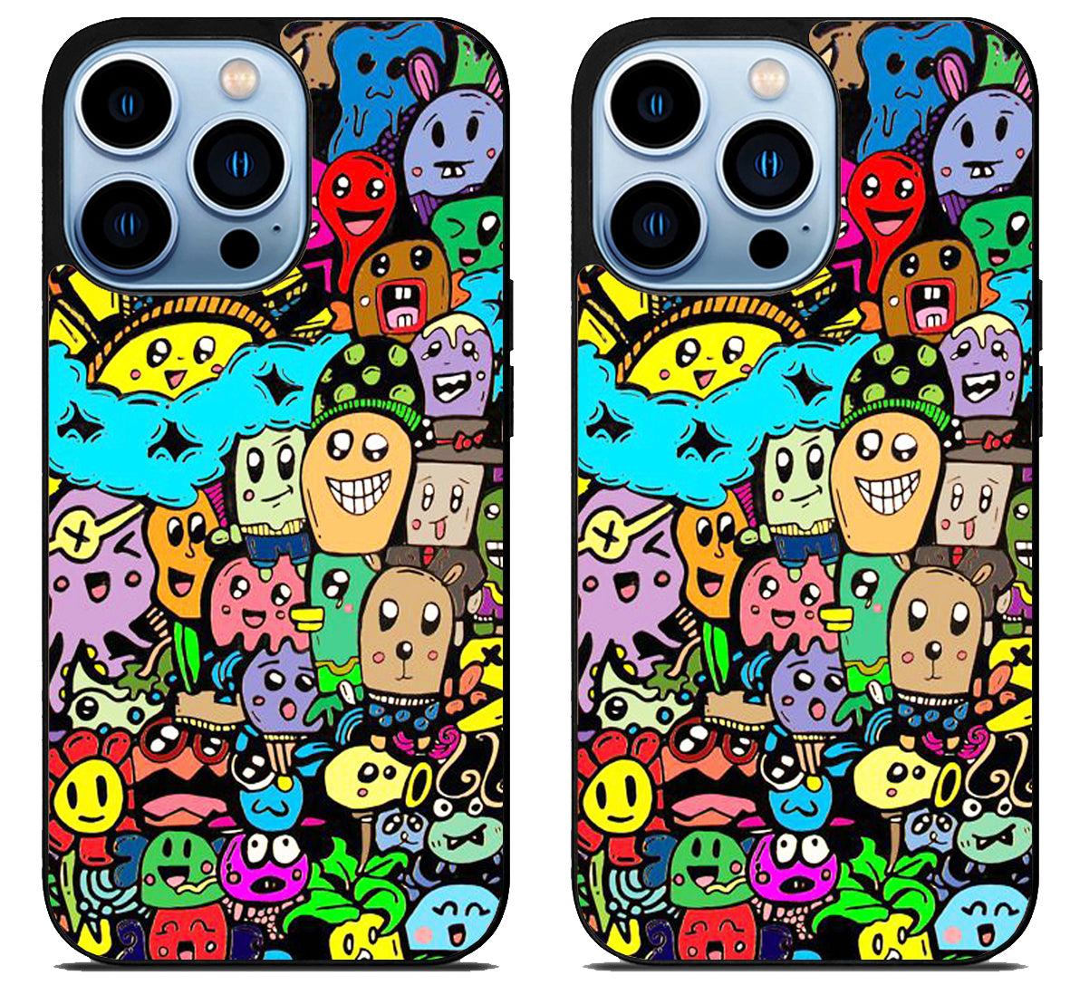 Monster Doodle iPhone 15 Pro | iPhone 15 Pro Max Case