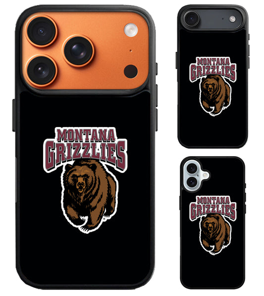 Montana Grizzlies Black iPhone Air | iPhone 17 | 17 Pro | 17 Pro Max Case