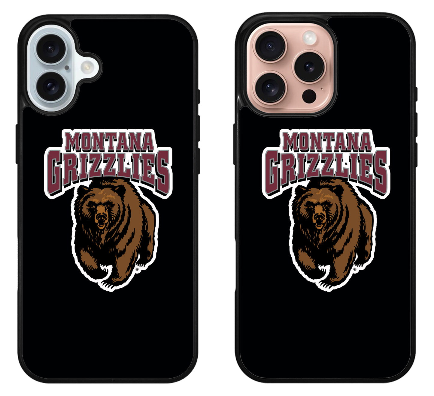 Montana Grizzlies Black iPhone 16 | 16 Plus | 16 Pro | 16 Pro Max Case