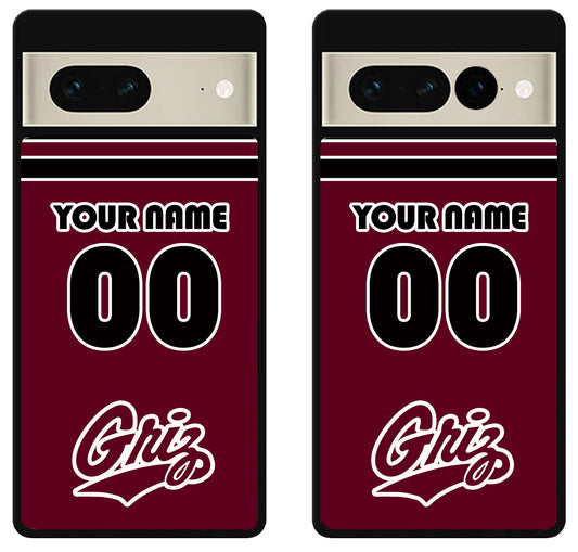 Custom Personalized Montana Grizzlies Google Pixel 7 | 7 Pro Case