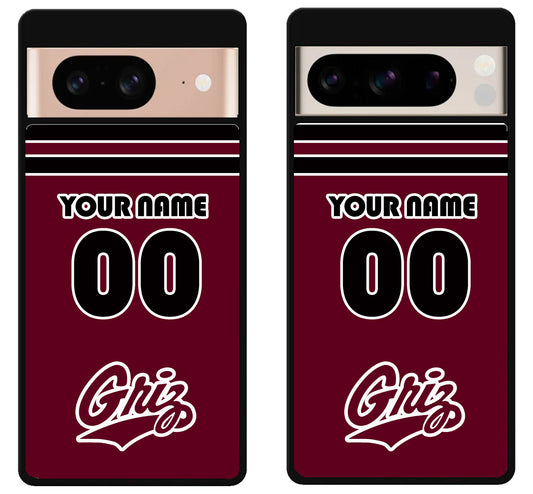Custom Personalized Montana Grizzlies Google Pixel 8 | 8 Pro Case