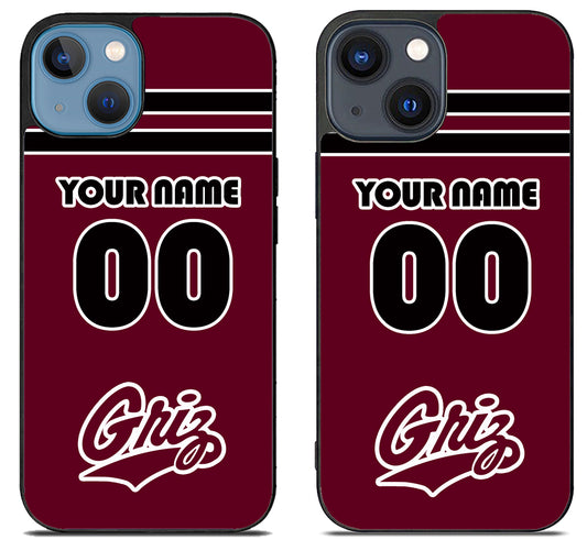 Custom Personalized Montana Grizzlies iPhone 15 | iPhone 15 Plus Case