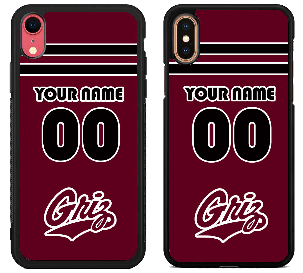 Custom Personalized Montana Grizzlies iPhone X | Xs | Xr | Xs Max Case