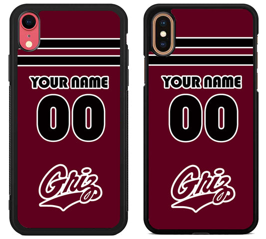 Custom Personalized Montana Grizzlies iPhone X | Xs | Xr | Xs Max Case