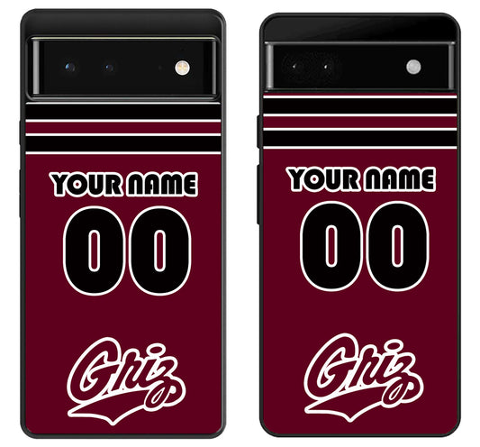 Custom Personalized Montana Grizzlies Google Pixel 6 | 6A | 6 Pro Case