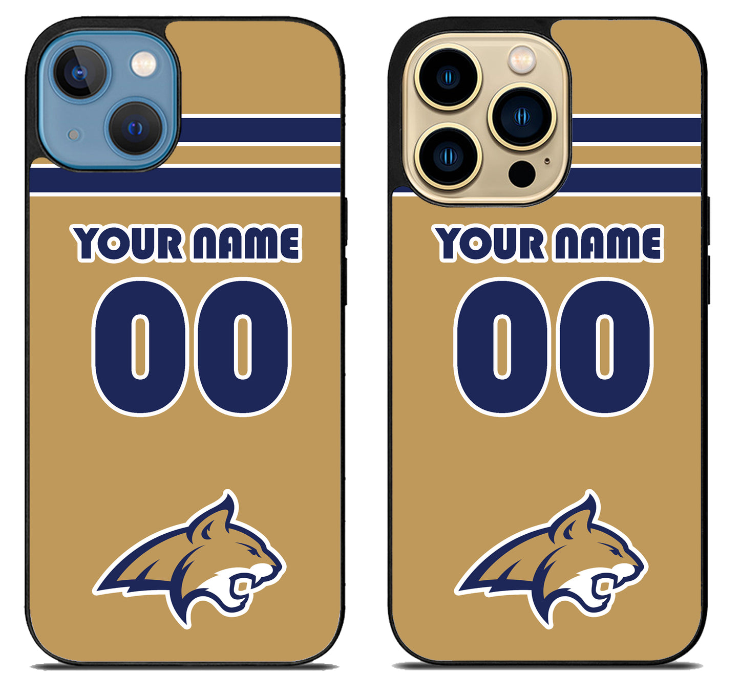 Custom Personalized Montana State Bobcats iPhone 14 | 14 Plus | 14 Pro | 14 Pro Max Case