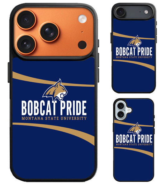 Montana State Bobcats Logo iPhone Air | iPhone 17 | 17 Pro | 17 Pro Max Case