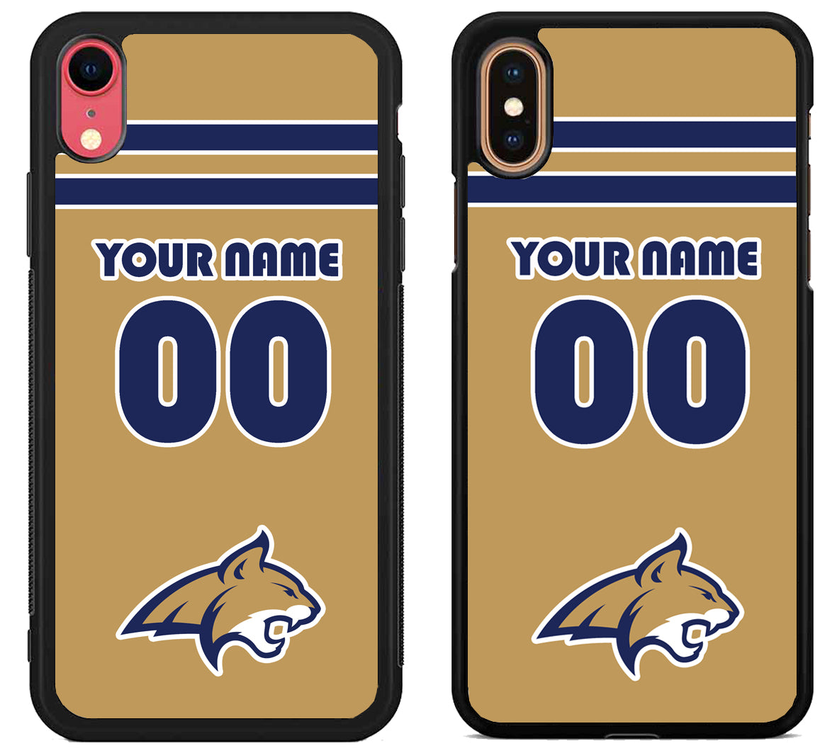 Custom Personalized Montana State Bobcats iPhone X | Xs | Xr | Xs Max Case