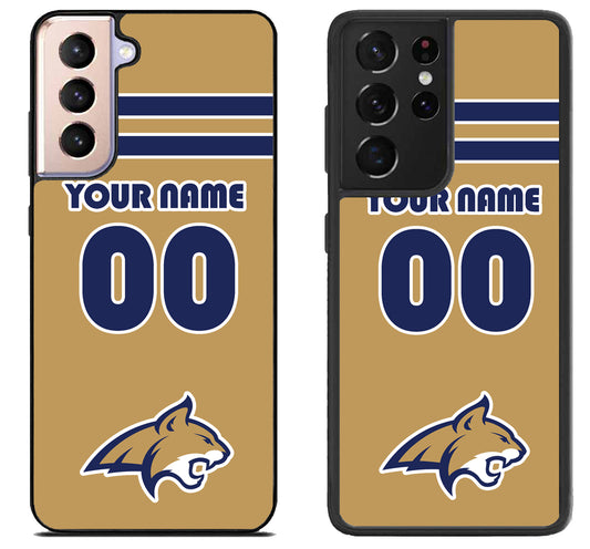 Custom Personalized Montana State Bobcats Samsung Galaxy S21 | S21 FE | S21+ | S21 Ultra Case