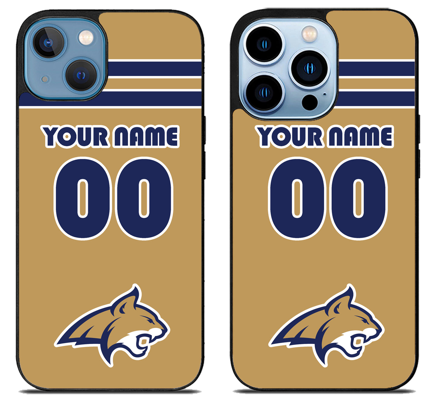 Custom Personalized Montana State Bobcats iPhone 13 | 13 Mini | 13 Pro | 13 Pro Max Case