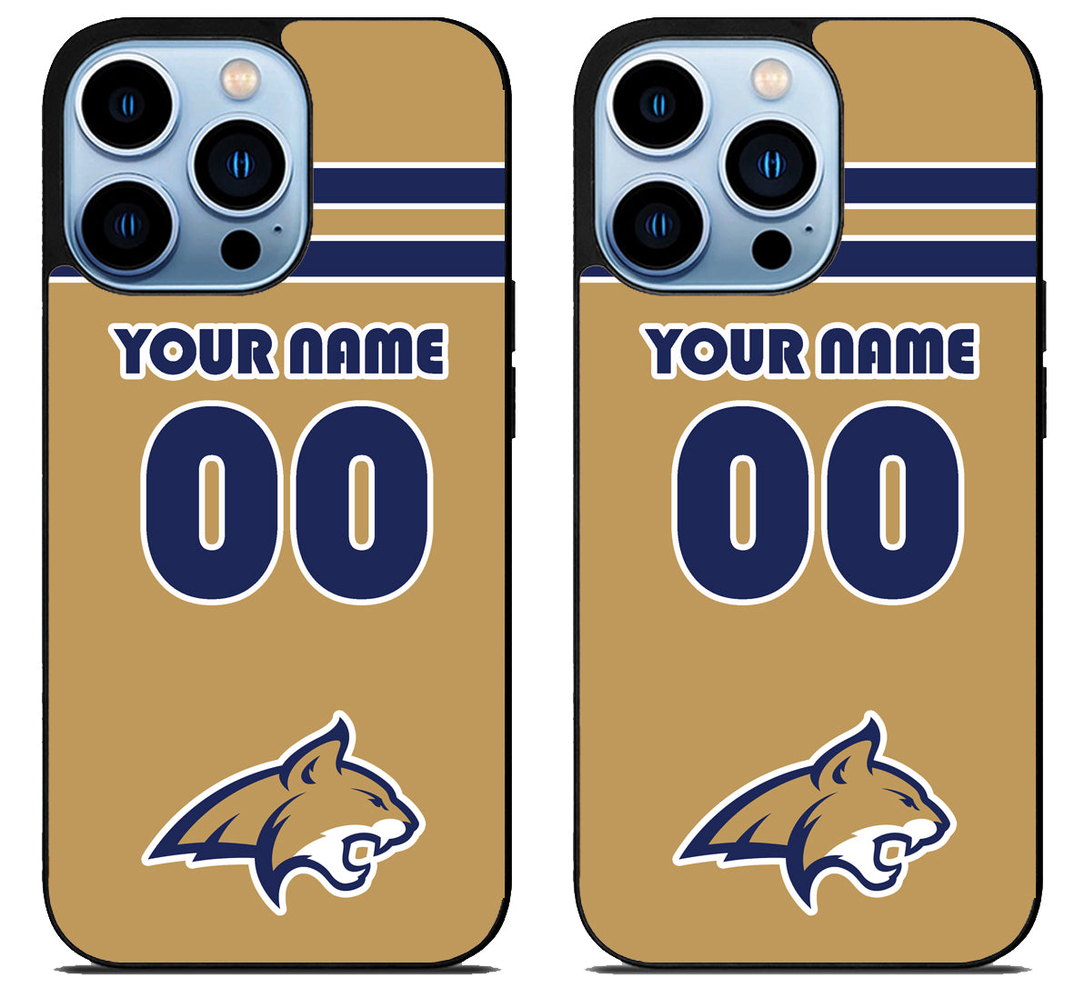 Custom Personalized Montana State Bobcats iPhone 15 Pro | iPhone 15 Pro Max Case
