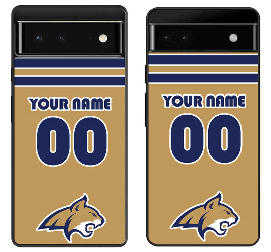 Custom Personalized Montana State Bobcats Google Pixel 6 | 6A | 6 Pro Case