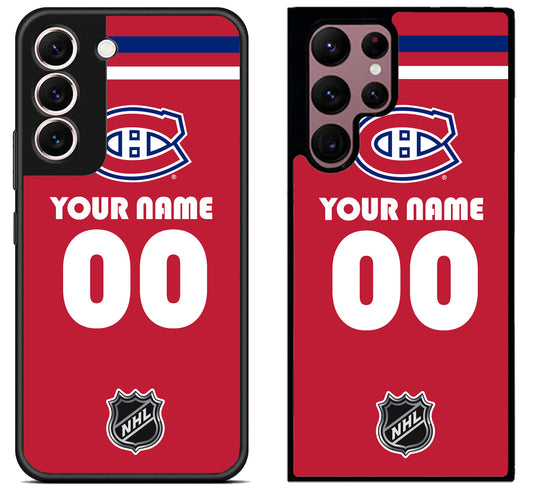 Custom Personalized Montreal Canadiens NHL Samsung Galaxy S22 | S22+ | S22 Ultra Case