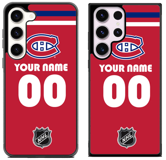 Custom Personalized Montreal Canadiens NHL Samsung Galaxy S23 | S23+ | S23 Ultra Case