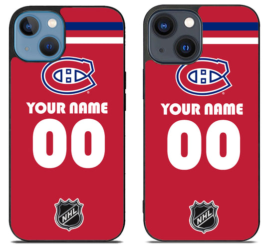 Custom Personalized Montreal Canadiens NHL iPhone 15 | iPhone 15 Plus Case