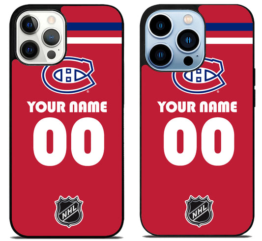 Custom Personalized Montreal Canadiens NHL iPhone 15 Pro | iPhone 15 Pro Max Case