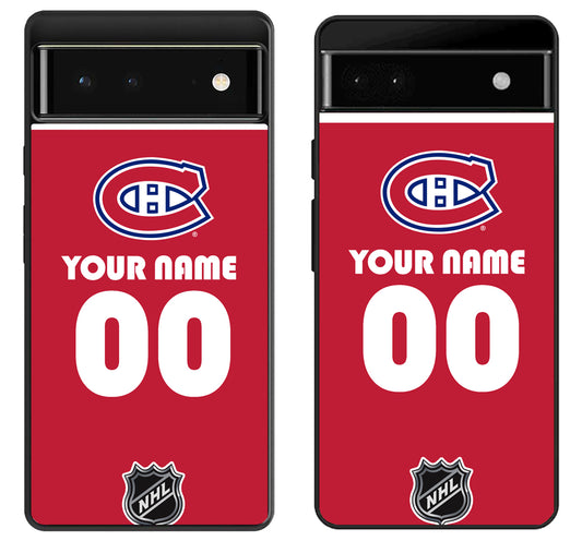 Custom Personalized Montreal Canadiens NHL Google Pixel 6 | 6A | 6 Pro Case