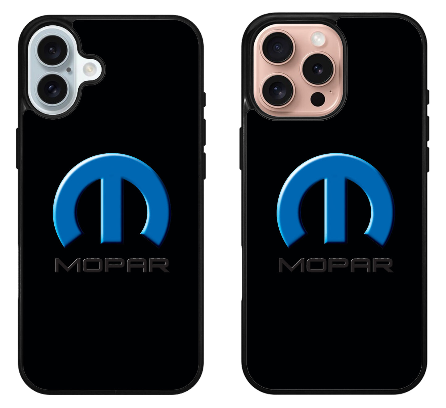 Mopar Logo Black iPhone 16 | 16 Plus | 16 Pro | 16 Pro Max Case