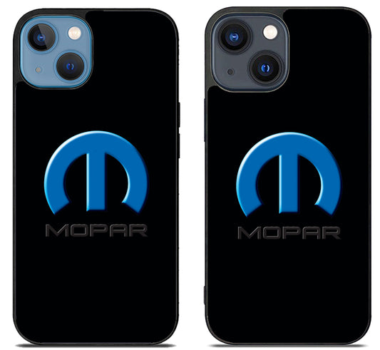 Mopar Logo Black iPhone 15 | iPhone 15 Plus Case